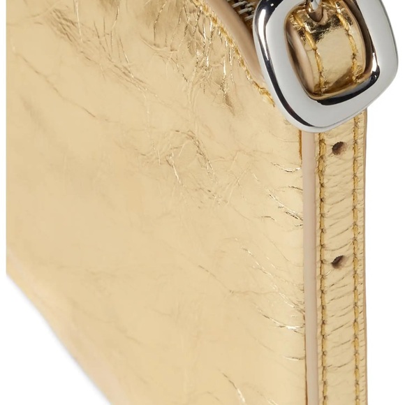 Madewell Slouch Mini Shoulder Metallic Gold cute 🥰 - Picture 6 of 12